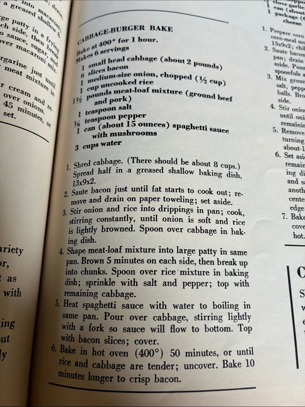 Great Ground-Beef Recipes Cookbook - Vintage Family Circle cookbook from 1965